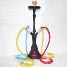 WOYU dubai 4 hookah hoses LED light hookah water glass smoking